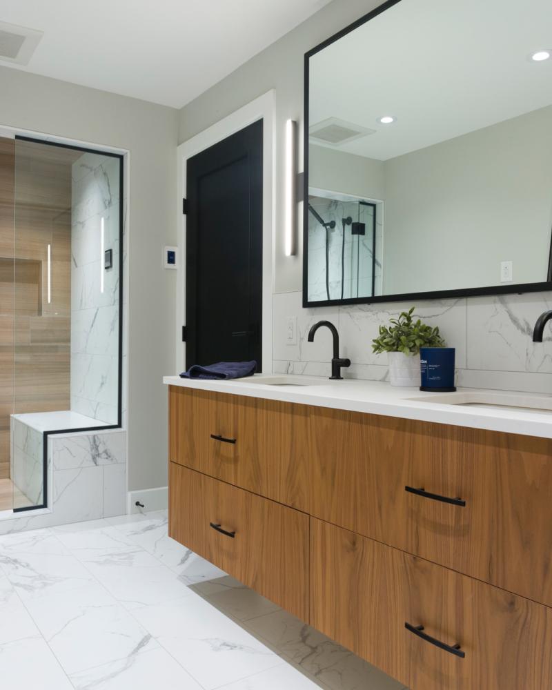Winnipeg bathroom tile installation design